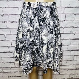 Lavender Label Womens Multicolor Abstract Allover Print A-Line Skirt Size 6